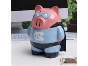 North Carolina Tar Heels Piggy Bank Large Stand Up Superhero