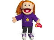 Sunny Toys GL1693 14 In. Strawberry Haired Girl Smile Jesus Loves You Glove Puppet