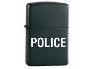 Fox Outdoor 86 253 Police Zippo Lighter Black Matte