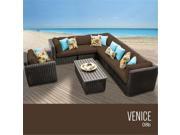 TKC Venice 8 Piece Outdoor Wicker Patio Furniture Set