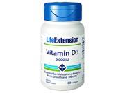Life Extension 1713 Vitamin D3 5000 IU 60 Softgels