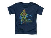 Trevco Dc Martian Manhunter Short Sleeve Toddler Tee Navy Large 4T