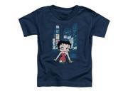 Trevco Boop Square Short Sleeve Toddler Tee Navy Large 4T