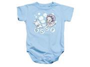 Trevco Boop Baby Bubbles Infant Snapsuit Light Blue Medium 12 Months