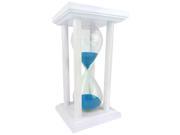 Cray Cray Supply Square White Hourglass with Blue Sand