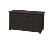 Highwood USA AD DBXL1 BKE Synthetic Wood Large Deck Patio Storage Box in Black Color