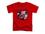 Trevco Dc Superman 64 Short Sleeve Toddler Tee Red Large 4T