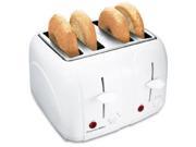 Proctor Silex 24203 4 Slice White Electronic Toaster