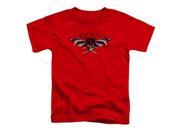 Trevco Batman Wings Of Wrath Short Sleeve Toddler Tee Red Medium 3T