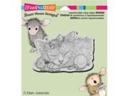 Stampendous HMCM06 House Mouse Cling Rubber Stamp 4.5 X4.75 Sheet Friendly Dreams
