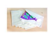 School Specialty Washable Square Bandana White Pack 12