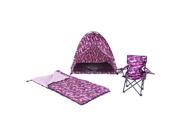 Pacific Play Tents 23333 Pink Camo Set – Tent Chair Sleeping Bag