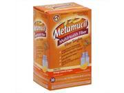 Metamucil Fiber Singles Smooth Texture Sugar Free Orange 30 Packets