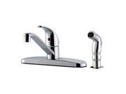 Design House 545863 Middleton Kitchen Faucet with Side Sprayer Polished Chrome