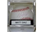 Matt Diaz Autographed Official MLB Baseball Atlanta Braves and Miami Marlins