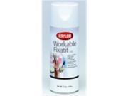 Krylon Workable Fixatif Water Resistant Varnish Spray 11 Oz. Can