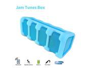 Jam Tunes Box Rugged Splash Proof Bluetooth Speaker and Hands Free Speaker Phone with Aux In