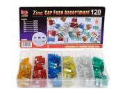 Big Roc Tools CFA120 Car Fuse Assortment Mini Type 120Pcs 2 x 9 in.