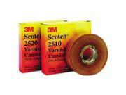 3M Commercial Tape Div 04836 Scotch 2520 Varnished Cambric Tape 0.75 in. x 60 ft.