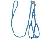 Dogline M8013 2 48 L x 0.33 W in. Comfort Microfiber Round Step In Harness Blue