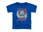 Trevco Mighty Mouse Mighty Circle Short Sleeve Toddler Tee Royal Blue Medium 3T