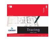 Canson C100510963 19 in. x 24 in. Tracing Paper Pad