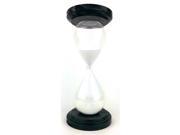 Cray Cray Supply Black Capped Hourglass with White Sand