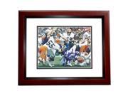 8 x 10 in. Lydell Mitchell Autographed Baltimore Colts Photo Mahogany Custom Frame