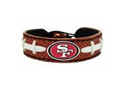 San Francisco 49ers Classic Football Bracelet