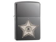 Fox Outdoor 86 28360 Made In USA Star Zippo Lighter Black Ice