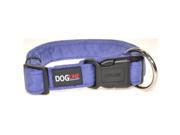 Dogline M8003 9 11 17 L x 0.63 W in. Comfort Microfiber Flat Collar Purple