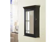 Nathan Direct W1196BLK Morris Wall Armoire with Lock