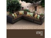 TKC Venice 6 Piece Outdoor Wicker Patio Furniture Set