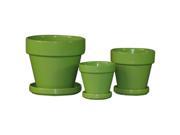 Border Concepts 18375 4.5 x 4.25 in. Apple Green Standard Pot