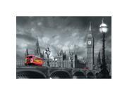 Brewster Home Fashions DM697 Bus On Westminster Bridge Wall Mural 45 in.