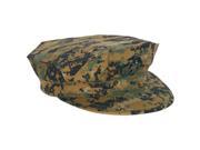 Fox Outdoor 74 142 L GI Type Marine Cap With Emblem Digital Camo Large