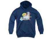 Trevco Love Boat The Doctor Is In Youth Pull Over Hoodie Navy Large