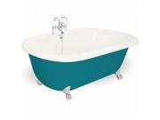 American Bath Factory T080F CH BP Celine 70 in. Bisque Acrastone Bath Tub Small