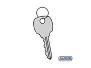 Salsbury Industries Master Control Key for Built in Combination Lock of Industrial and Military TA 50 Storage Cabin...