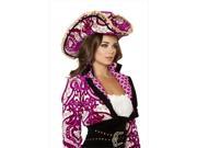 Roma Costume 14 H4526 AS O S Precious Pirate Hat One Size