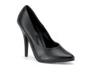 Pleaser SED420_B_PU 15 Classic Pump Shoe Black Size 15