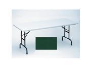 Correll R3072 29 R Series Heavy Duty Blow Molded Folding Tables Fixed Height Green