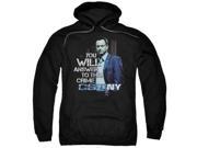 Trevco Csi Ny You Will Answer Adult Pull Over Hoodie Black Large