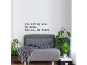 Adzif VAL014R73 You Are My Sun Wall Decal Color Print
