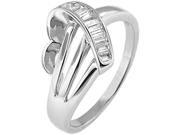 Doma Jewellery MAS02161 6 Sterling Silver Ring with CZ Size 6