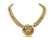 SuperJeweler Gold Lioness Chain Necklace
