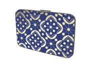 GiftTrenz 30609 Security Wallet Royal Blossoms Canvas
