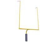 First Team All Pro HSC SY Galvanized Steel Aluminum 6.62 in. Safety Yellow High School Football Goalpost Royal Blue