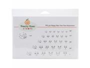 Peachy Keen PK 470 Stamp Clear Face Assortment Happy New Year Pack of 31