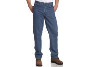 Dickies 17293SNB 46 30 Mens Straight Regular Fit 5 Pocket Stone Washed Indigo Blue Leg Jean